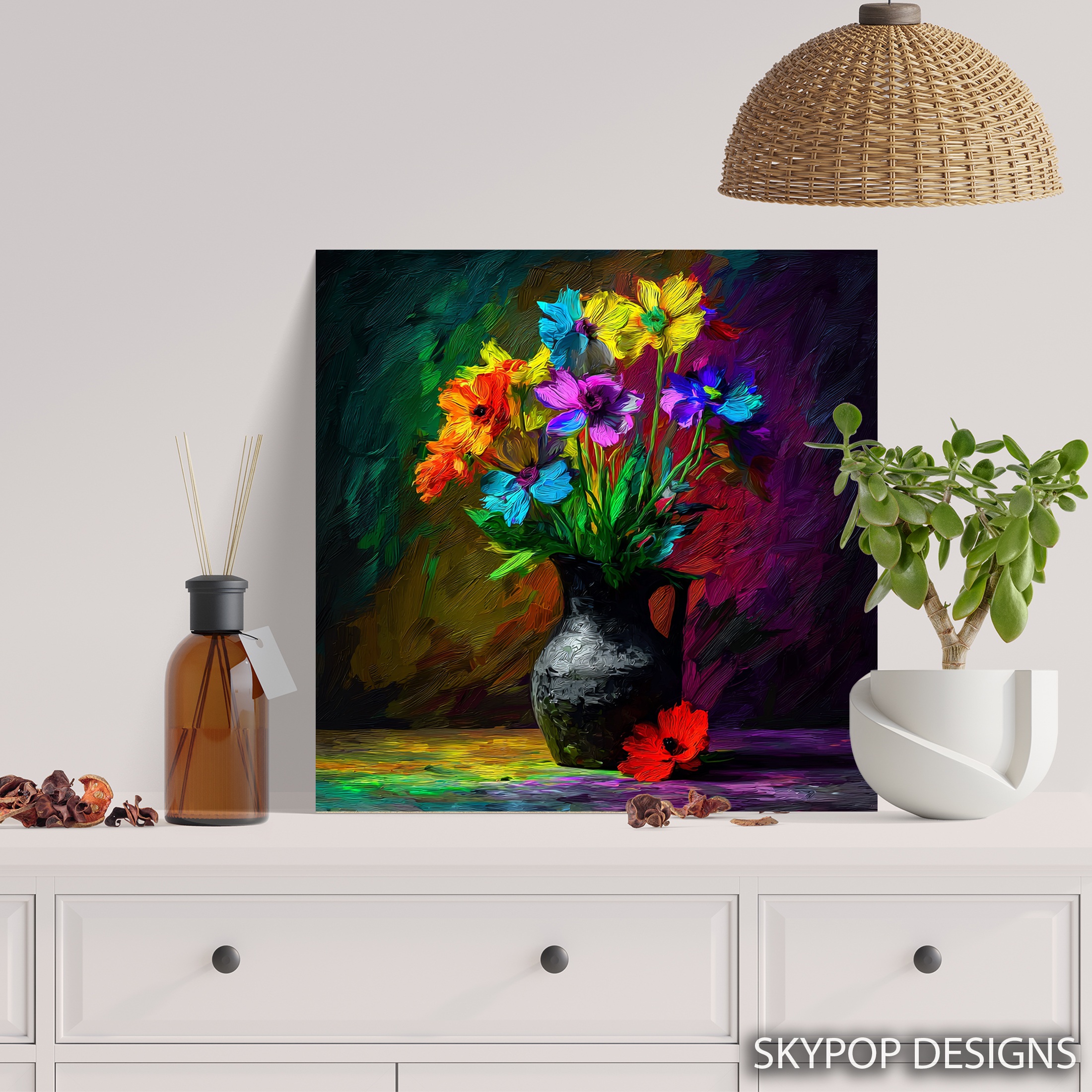 5.jpg Vibrant Floral Bouquet Art