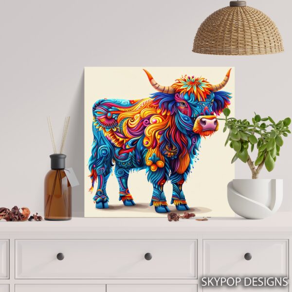 Highland Cow Art