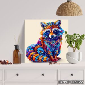 Raccoon Art
