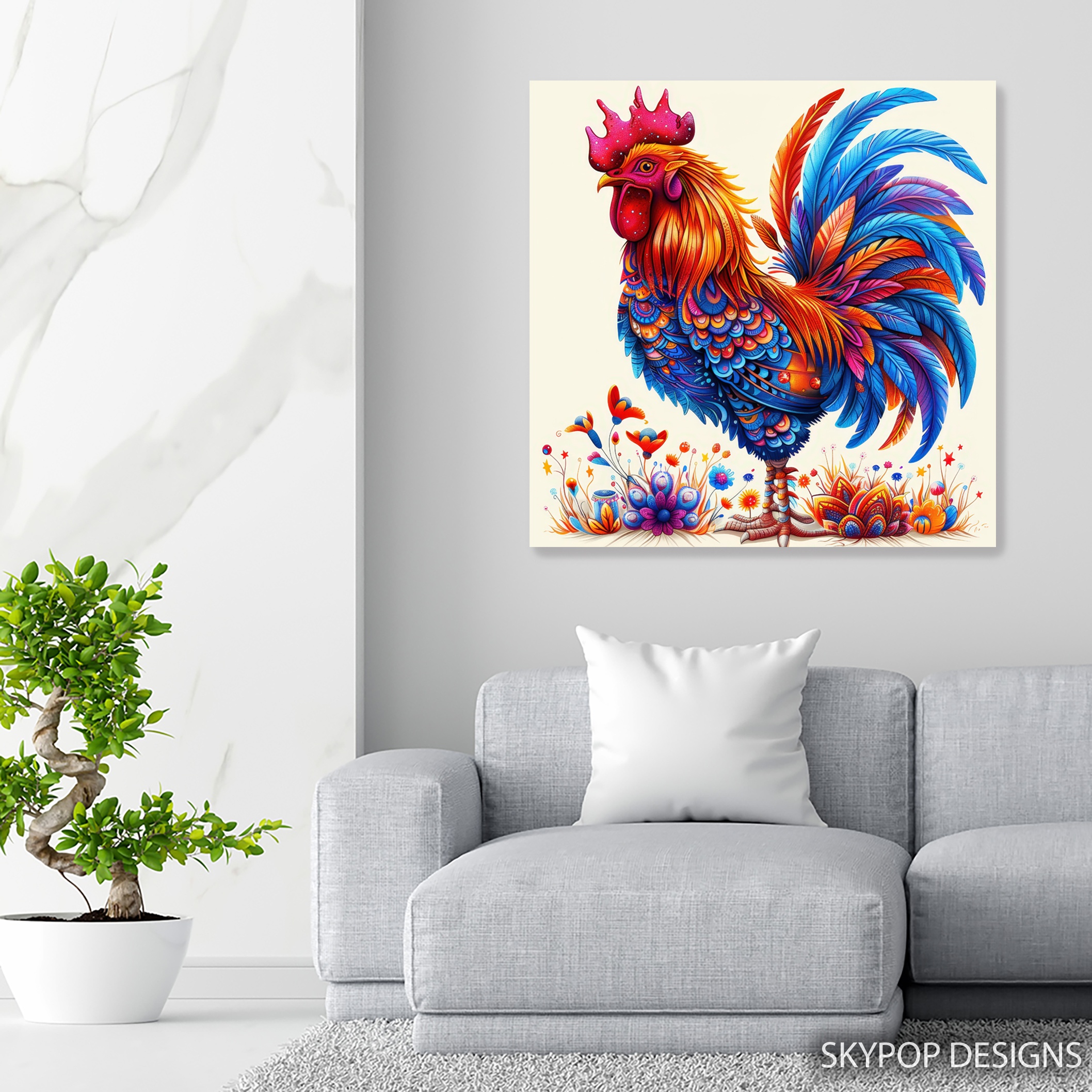 5.jpg Rooster Art