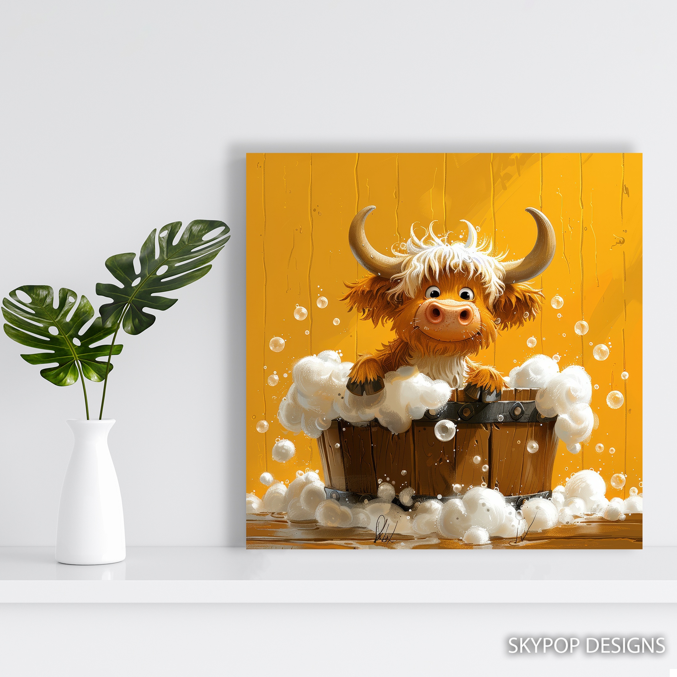 5.jpg Highland Cow Art