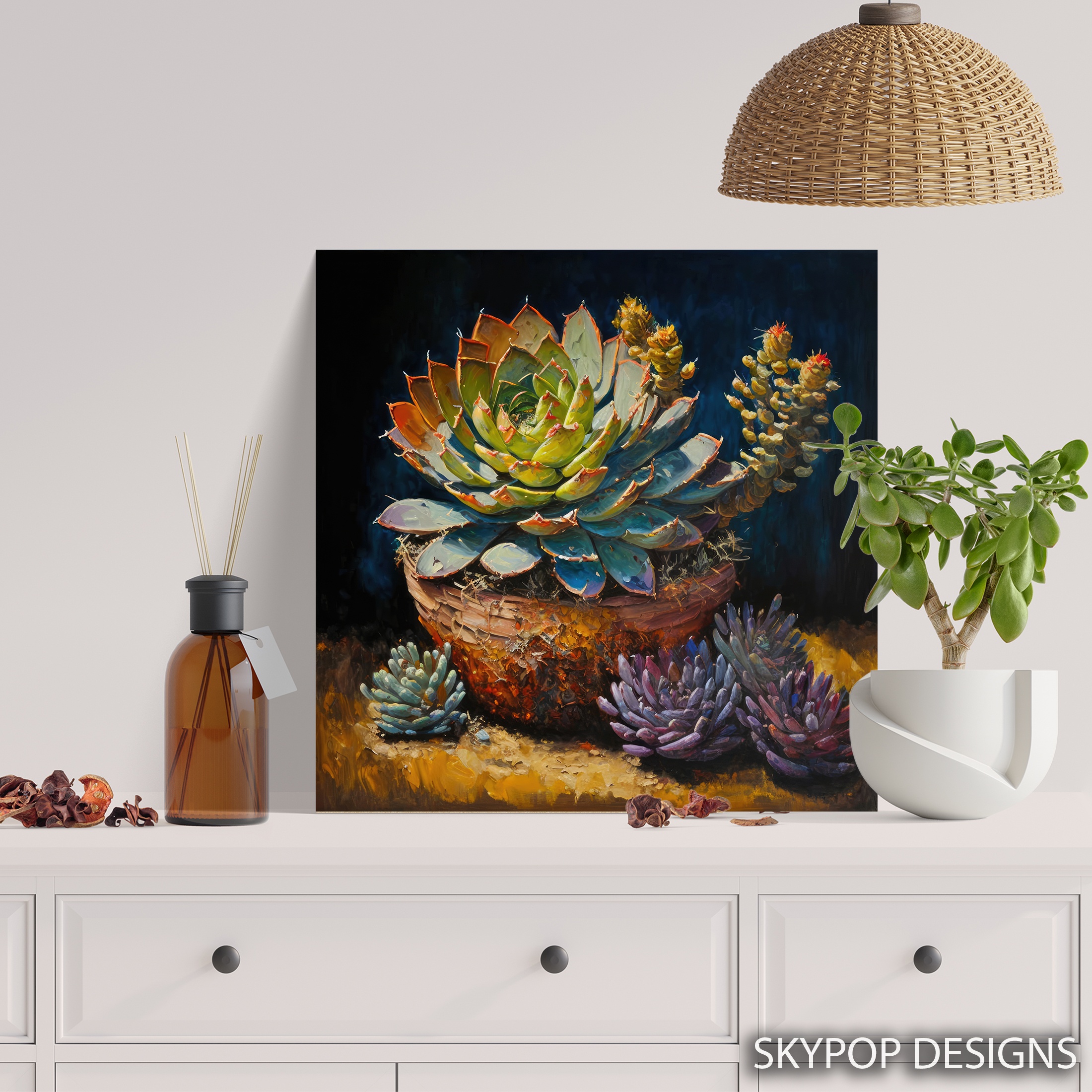 5.jpg Succulent Garden Pot Art