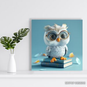 Owl Book Club Art