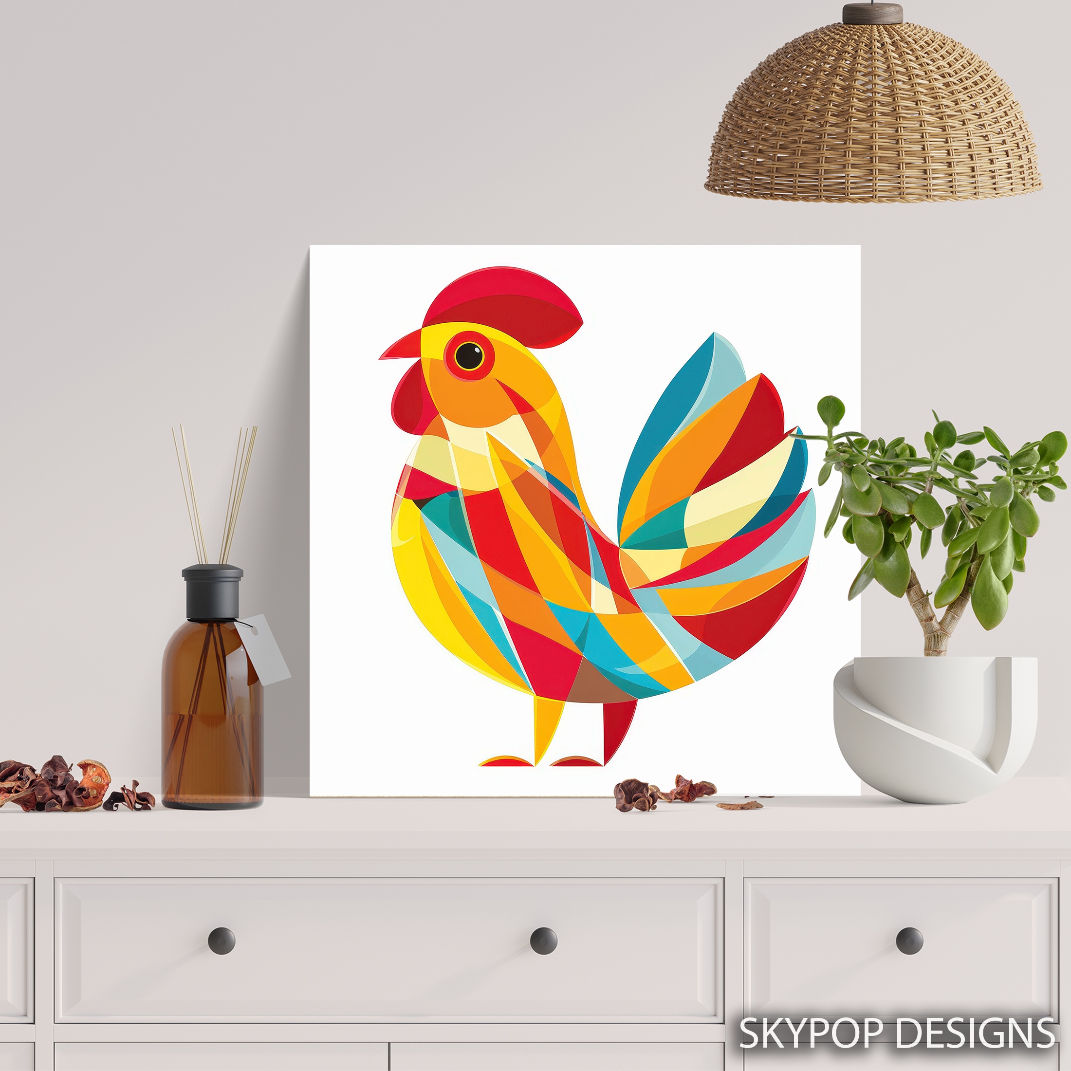 5.jpg Rooster Art