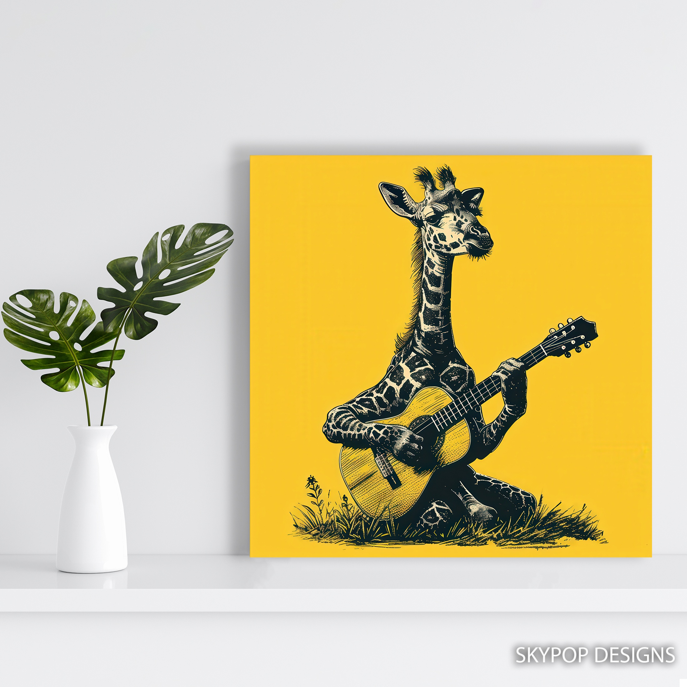5.jpg Giraffe Jam Session Art