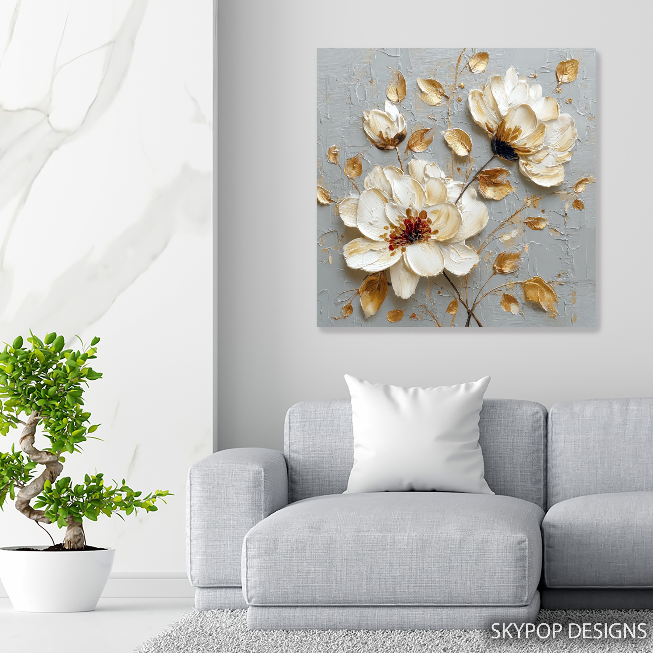5.jpg Gold Floral Art