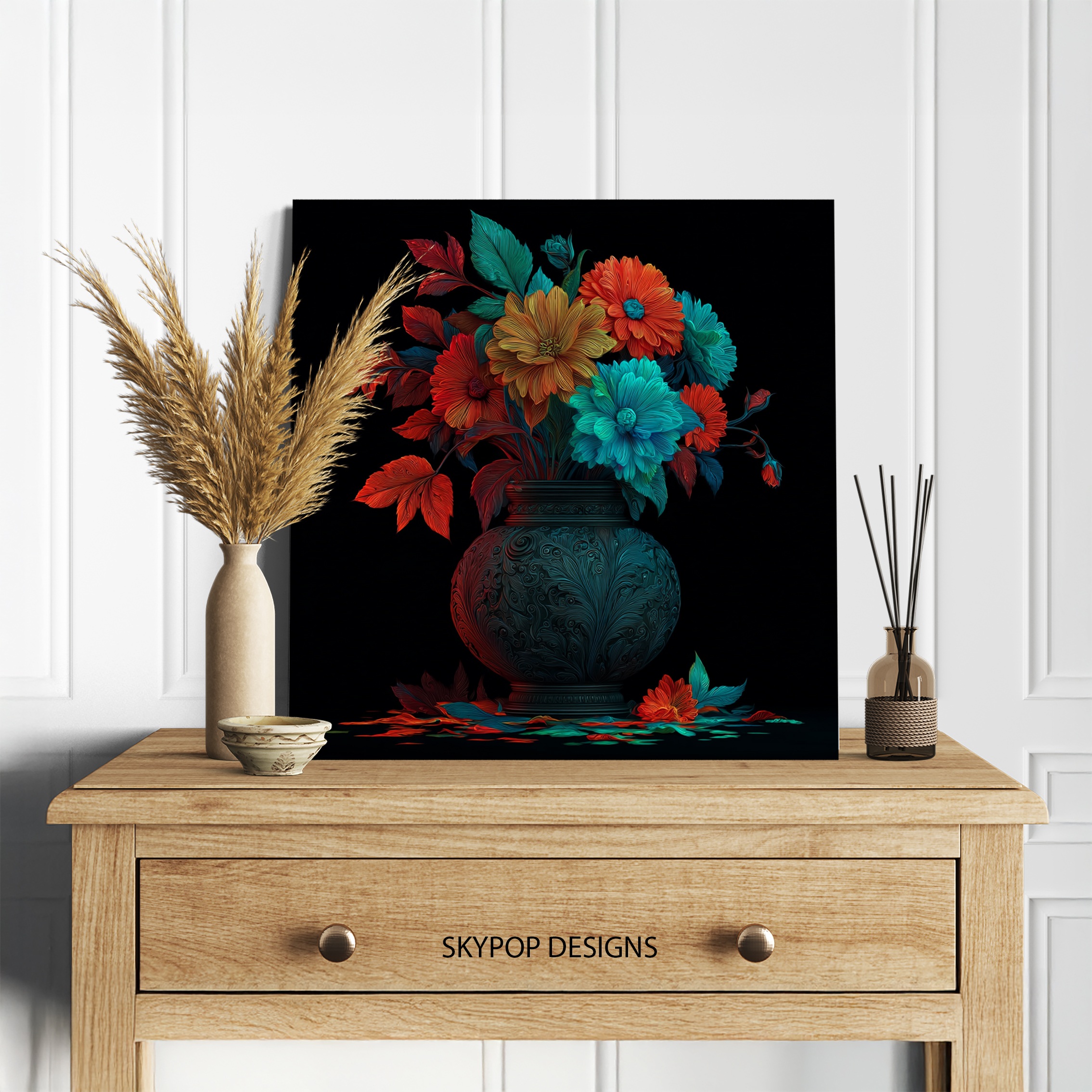 5.jpg Floral Vase Art