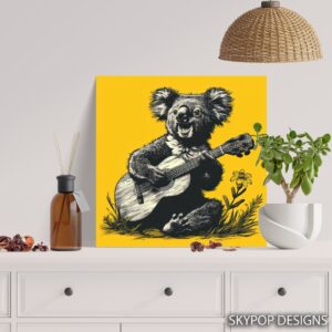 Koala Guitar Art
