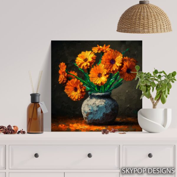 Marigold Still Life Art