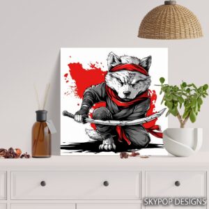 Wolf Ninja Art