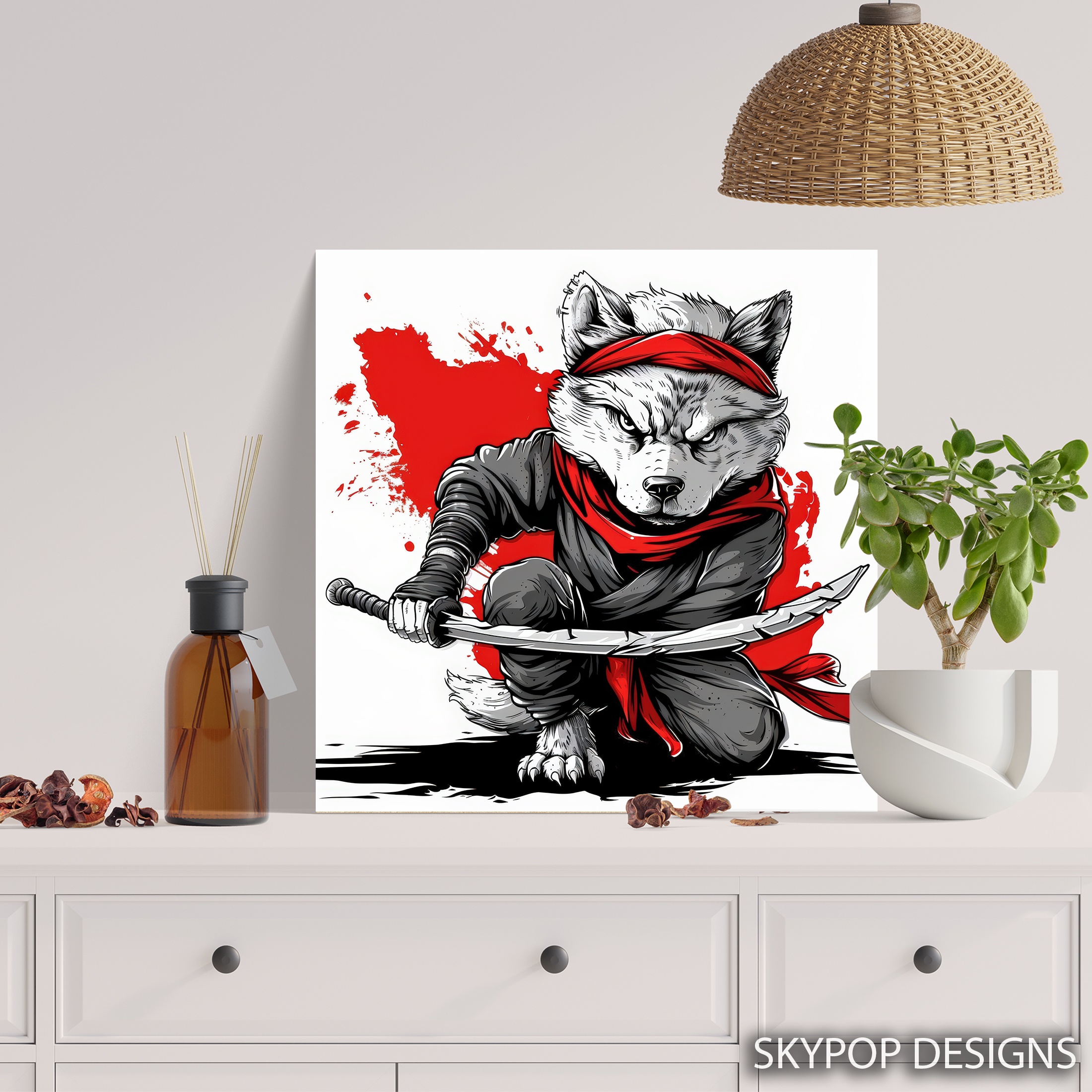 5.jpg Wolf Ninja Art