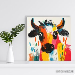 Highland Cow Art
