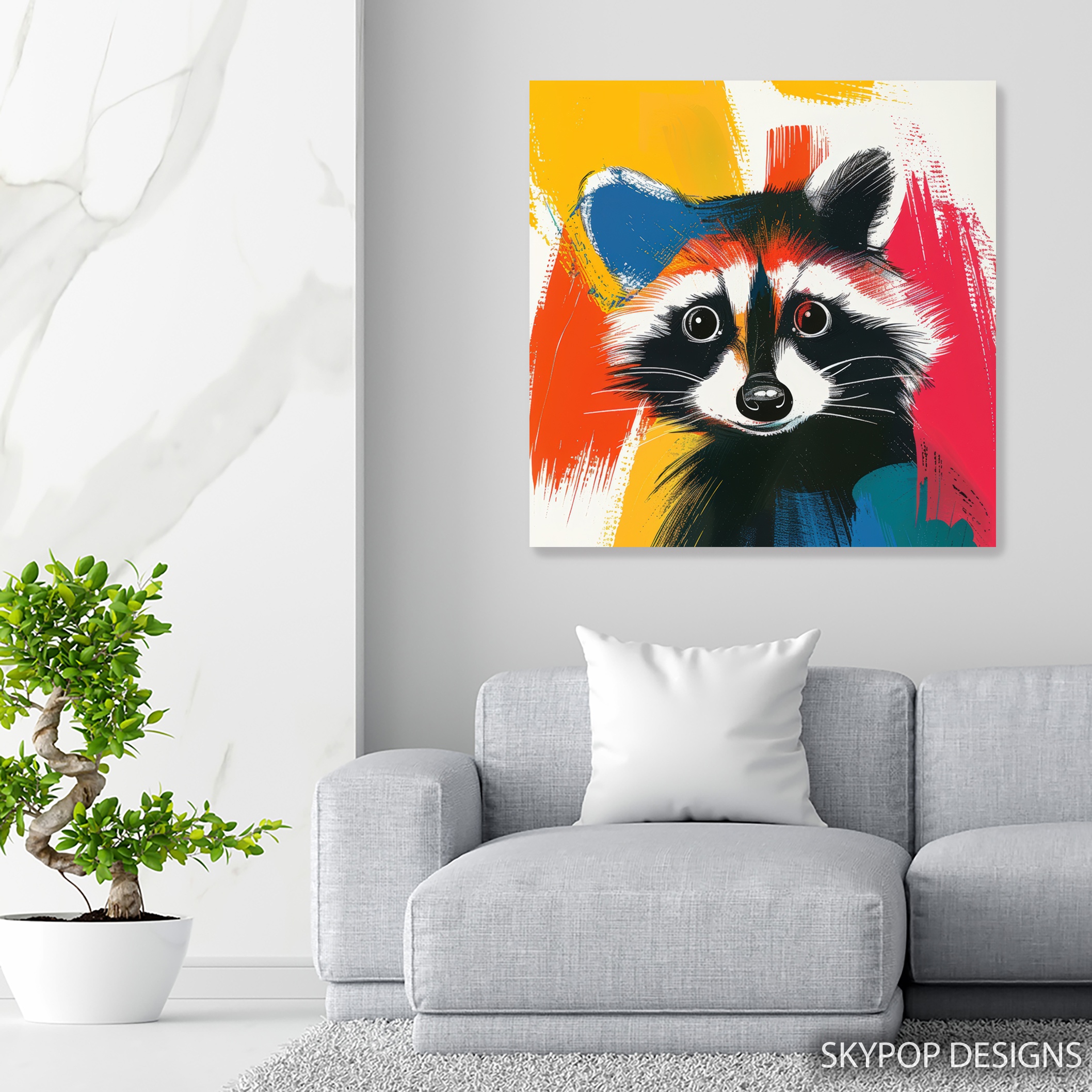 5.jpg Raccoon Art