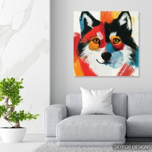 Wolf Splash Art