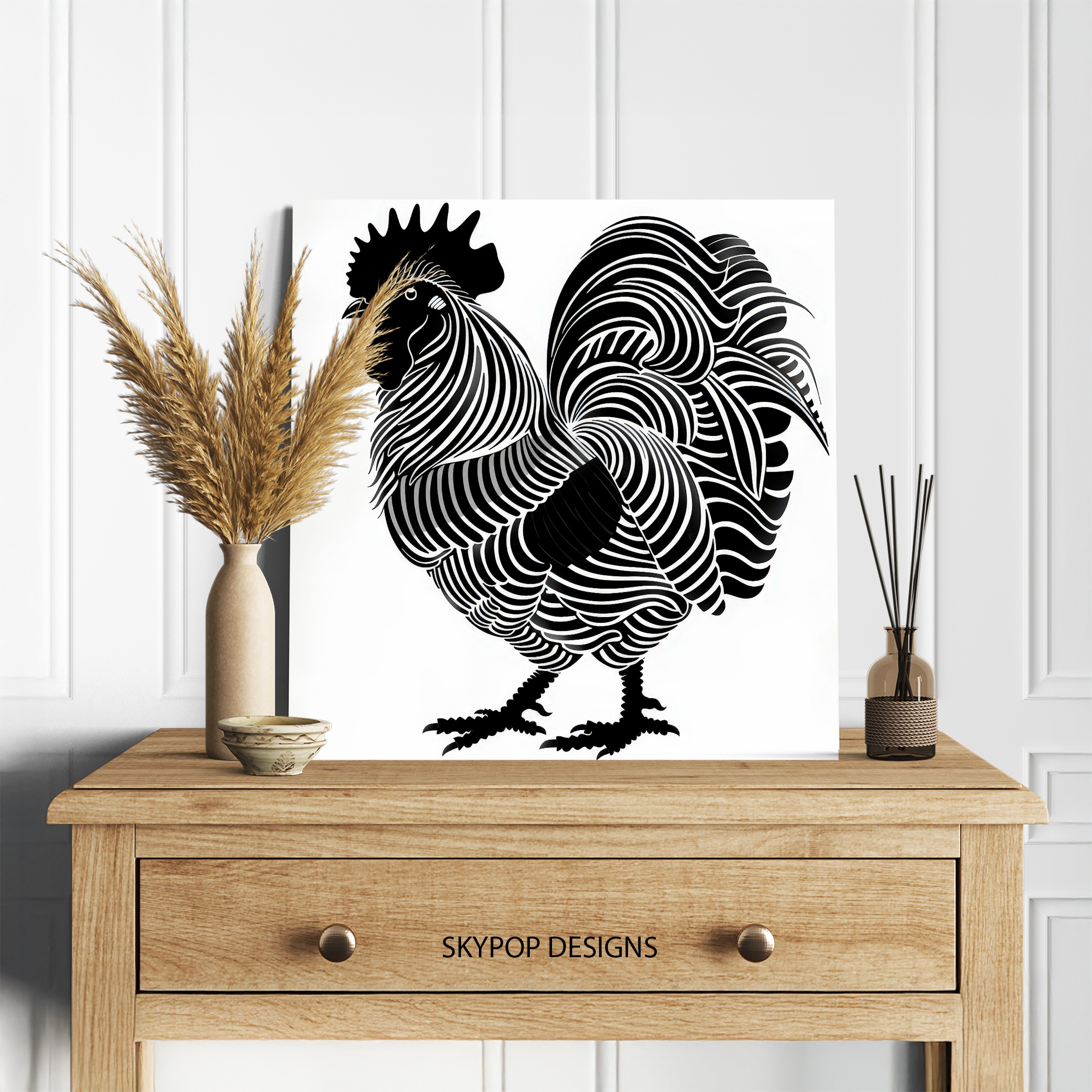 5.jpg Rooster Art