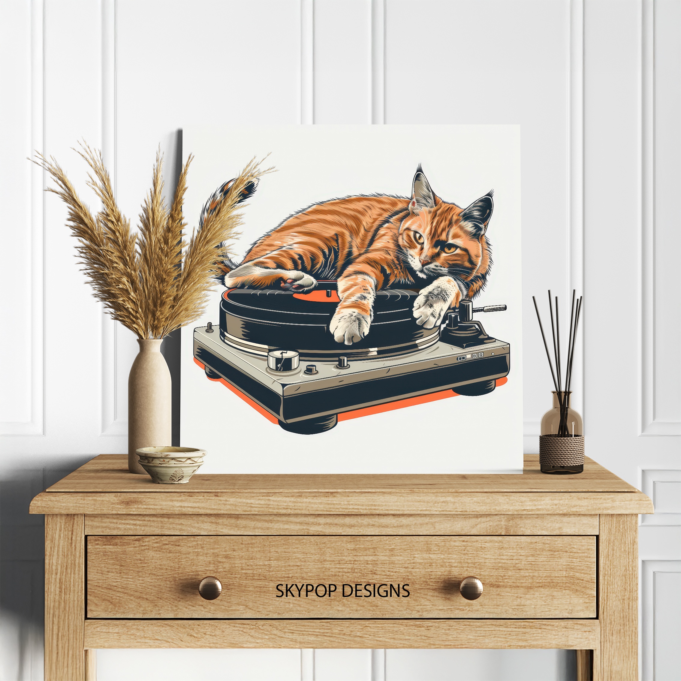 5.jpg Cat DJ Vinyl Art