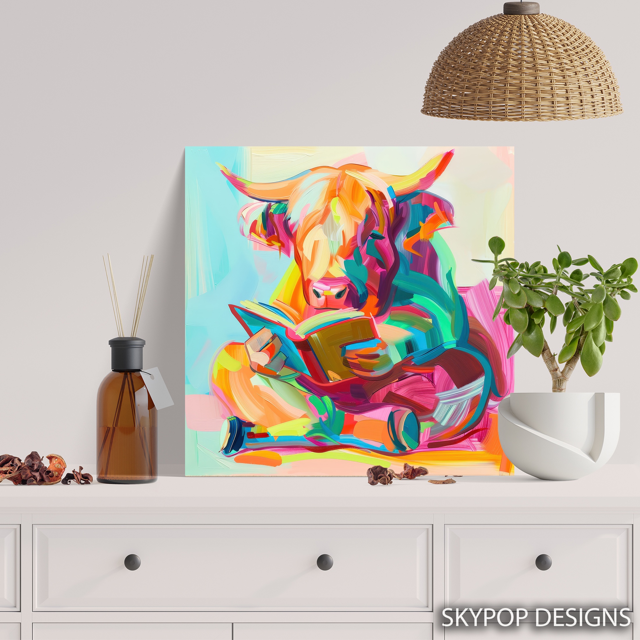 5.jpg Highland Cow Art