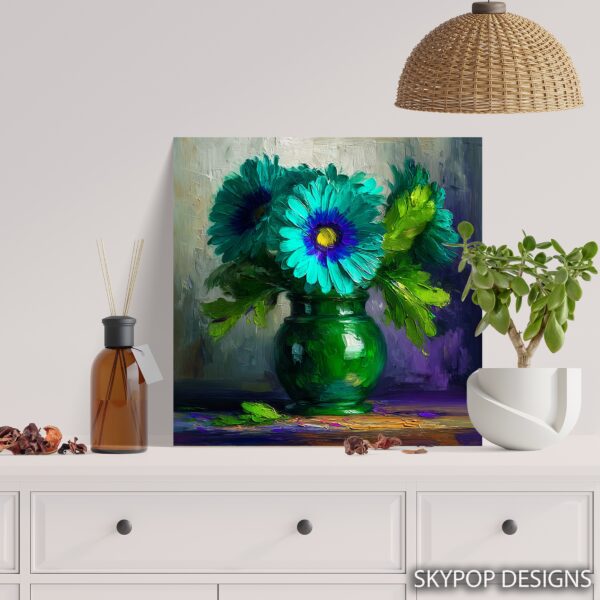 Emerald Bloom Art