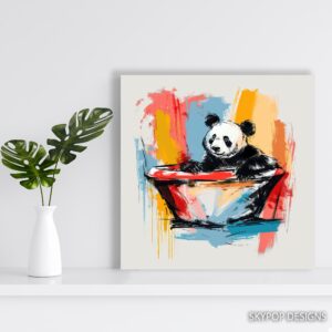 Panda Splash Art
