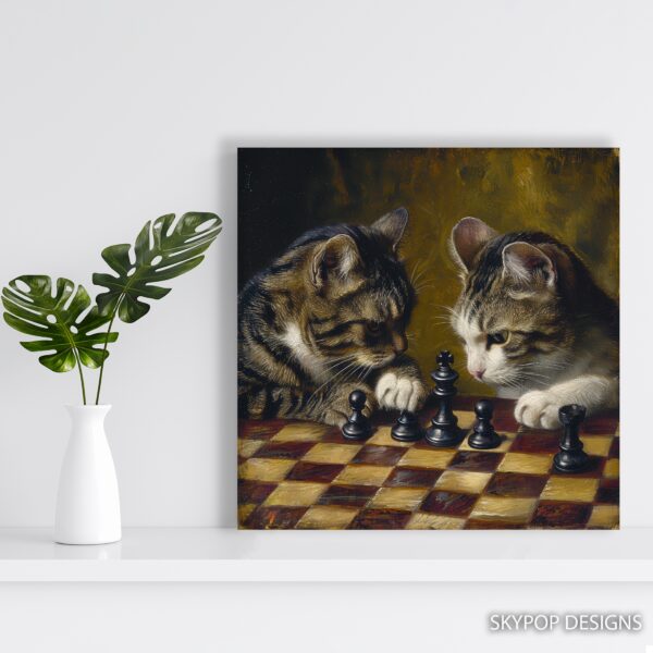Cat Chess Art