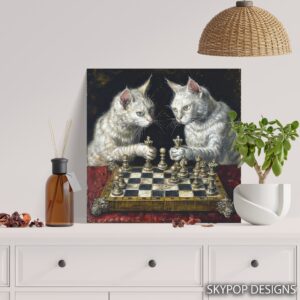 Cat Chess Art
