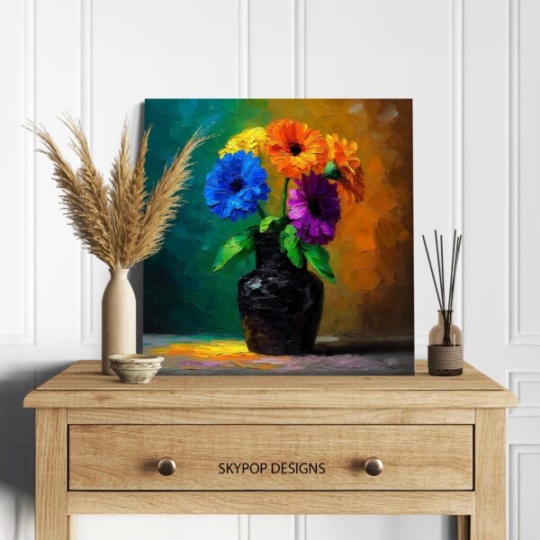 Gerbera Vase Art