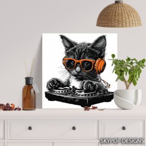 DJ Cat Art