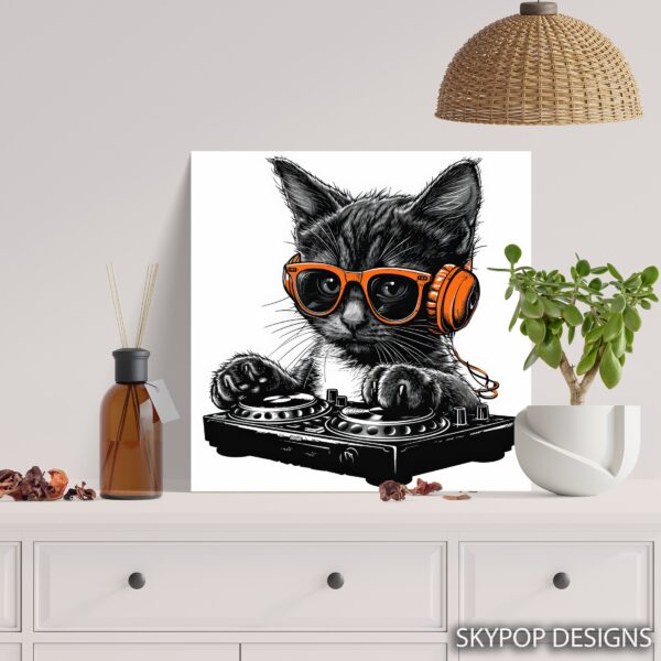 DJ Cat Art