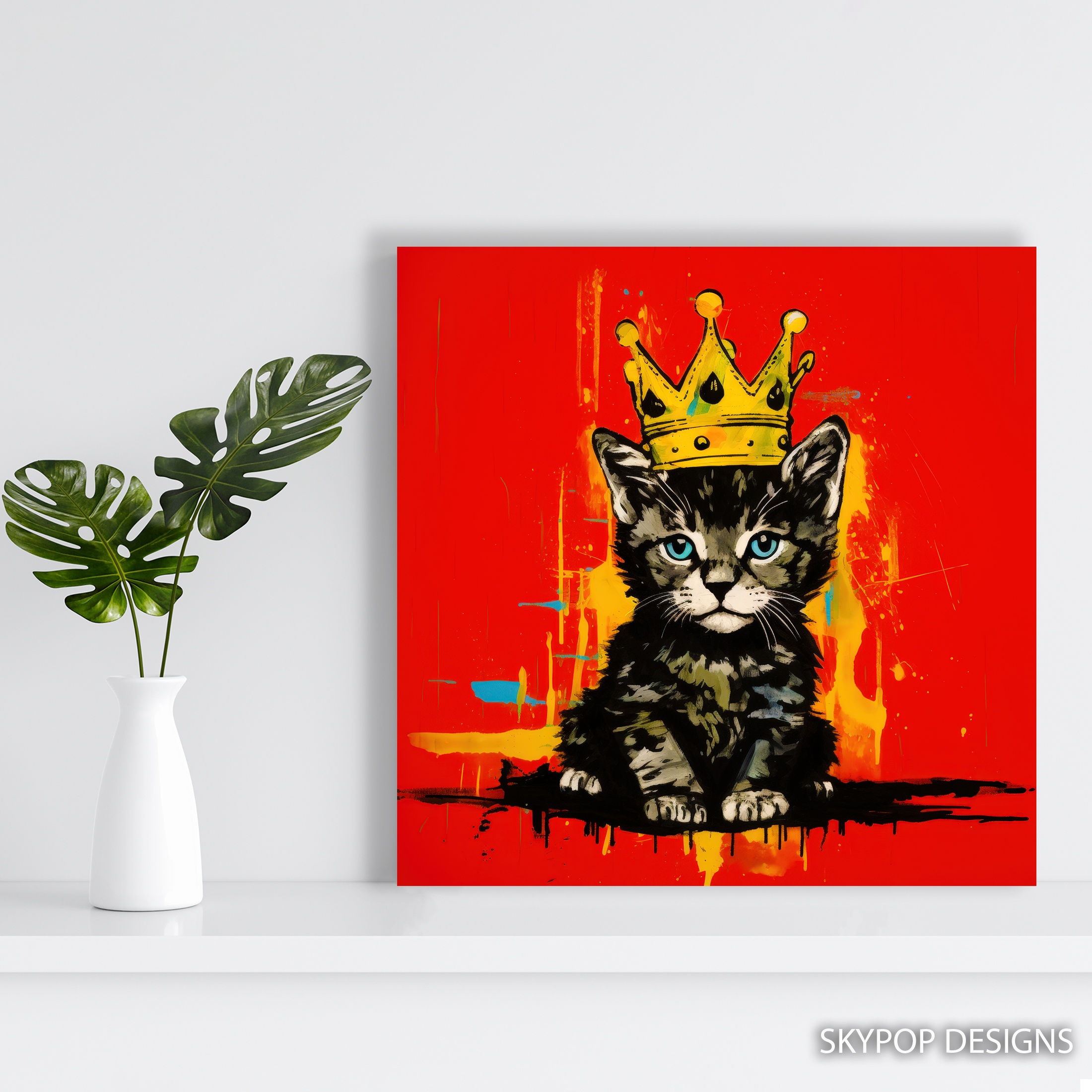 5.jpg King Cat Crown Art