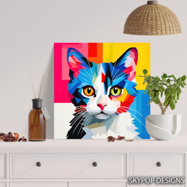 Cat Splash Art