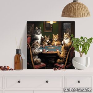 Cat Poker Art