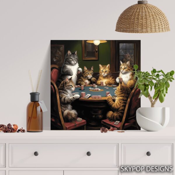 Cat Poker Art