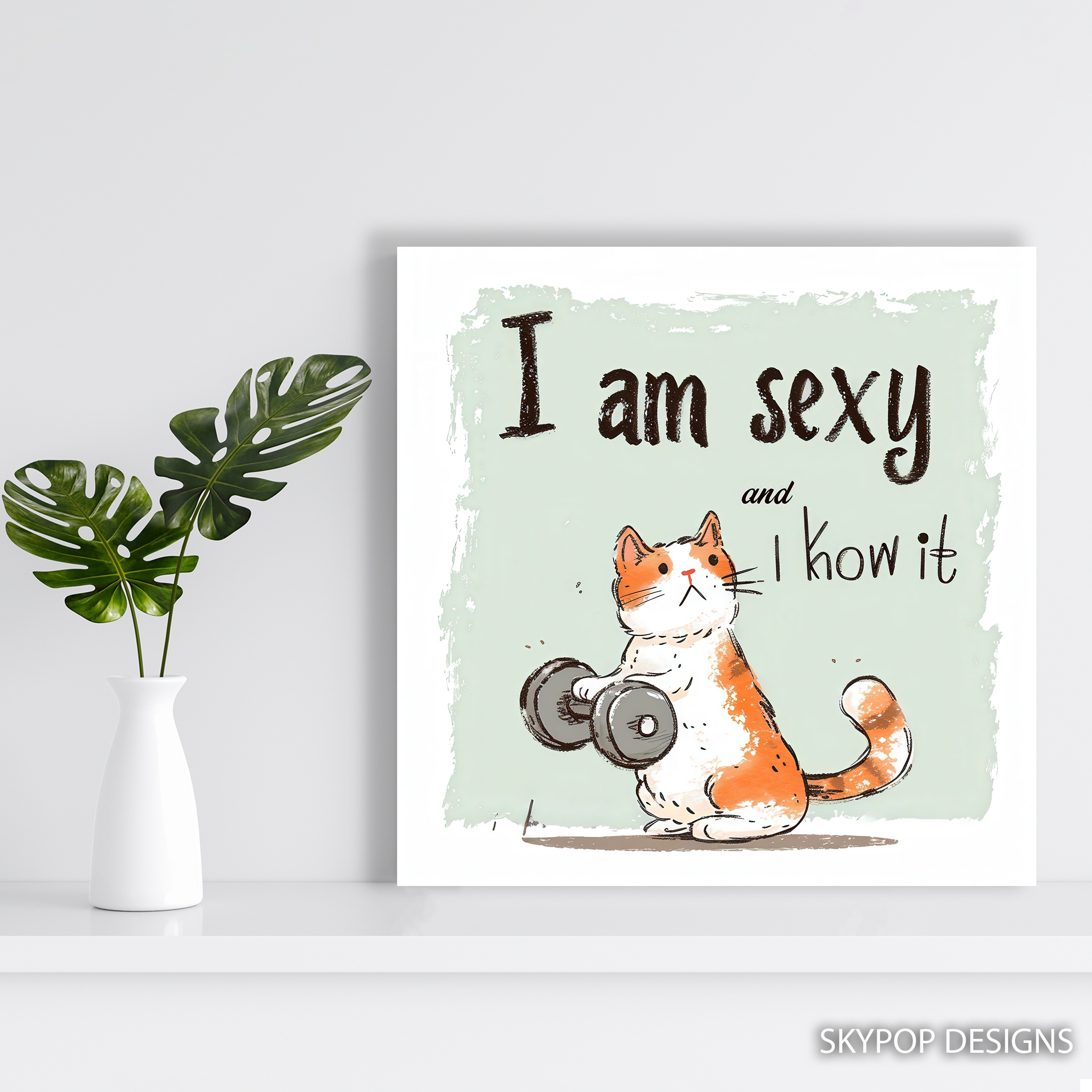 5.jpg Cat Workout Art