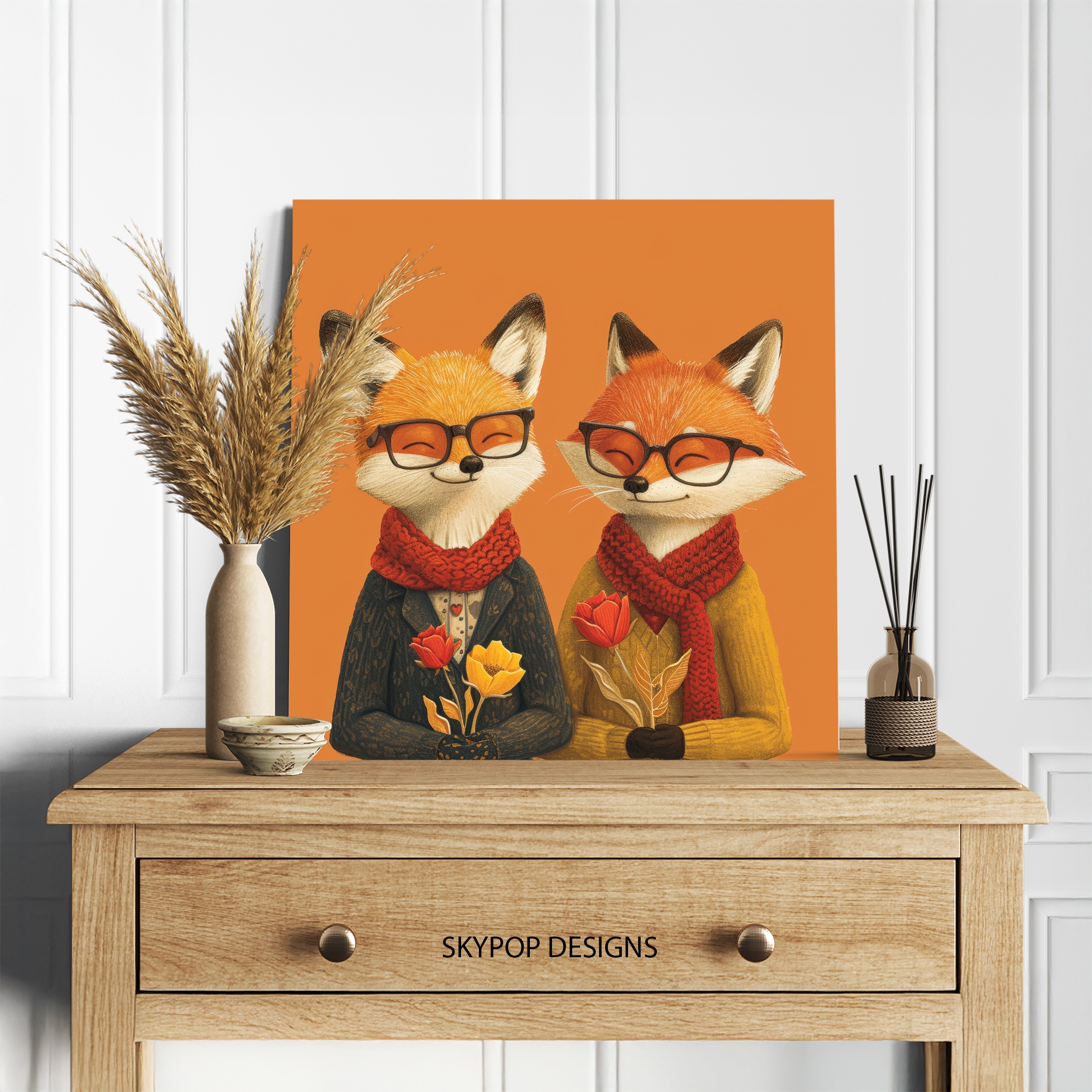 5.jpg Fox Couple Art