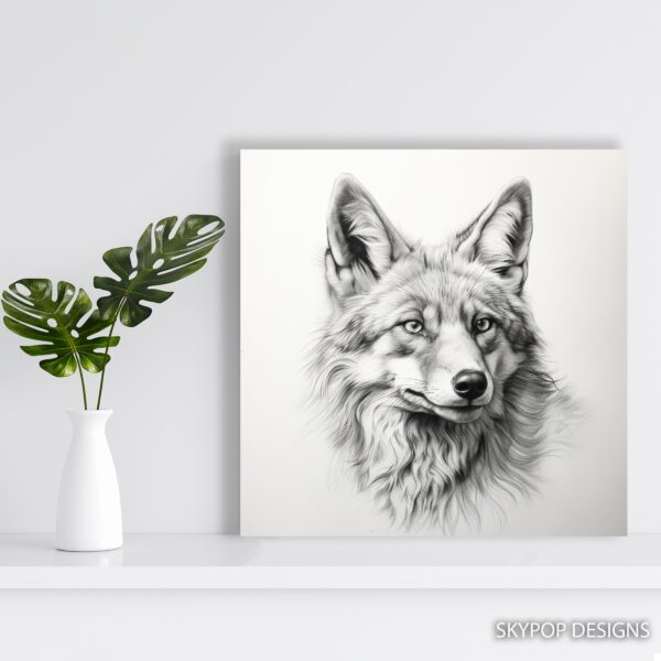 Wolf Portrait Art