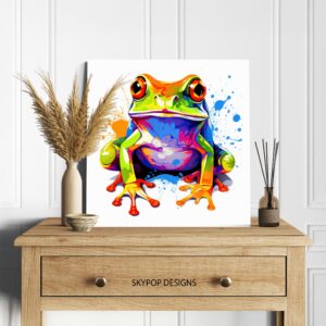 Frog Splash Art