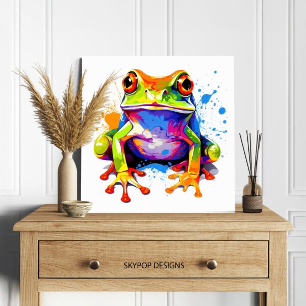 Frog Splash Art