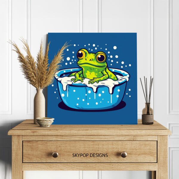 Frog Bath Art