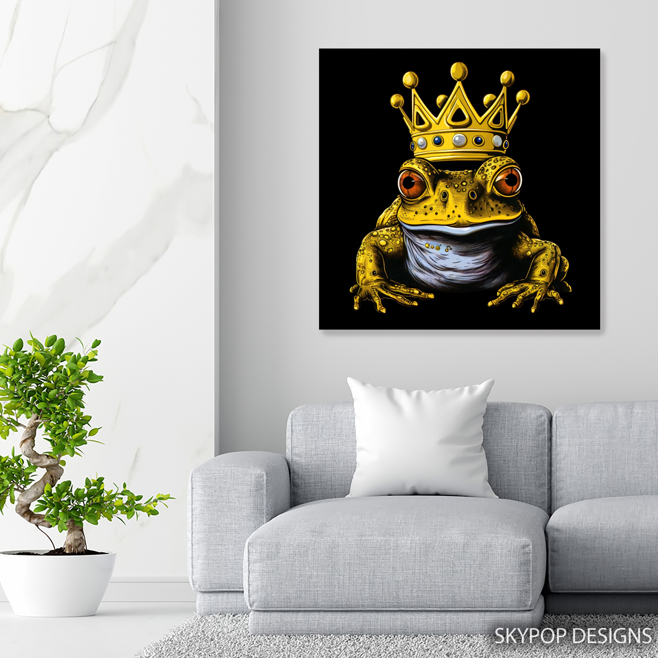 5.jpg Frog King Crown Art