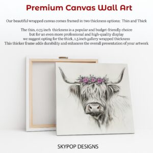 Highland Cow Art