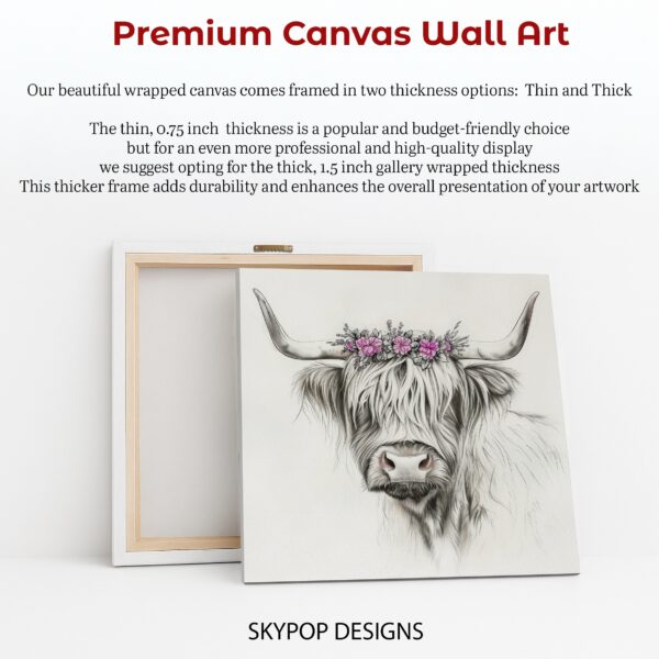 Highland Cow Art
