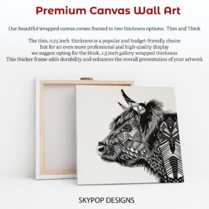 Highland Cow Art