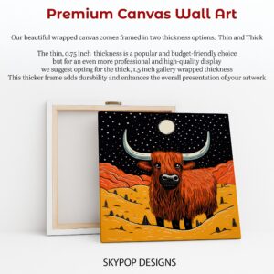 Highland Cow Art