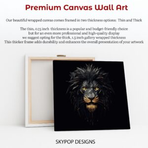 Lion Head Art