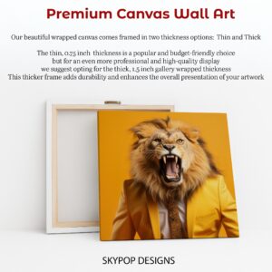 Lion Art Poster or Canvas