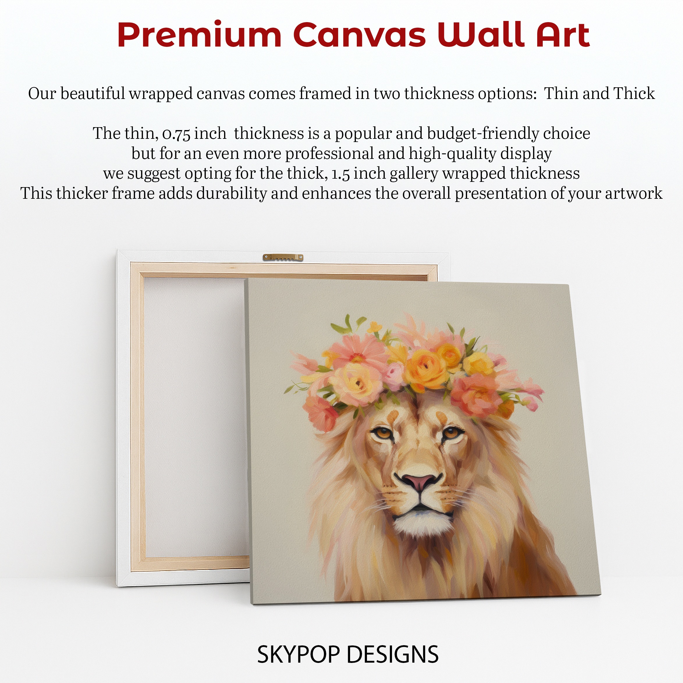 6.jpg Lion Floral Crown Art