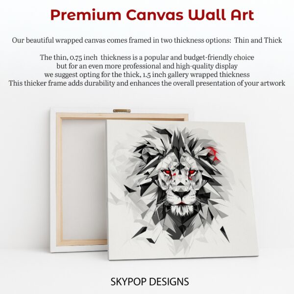 Lion's Gaze Art