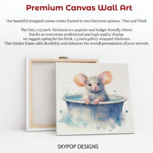 Mouse Bath Time Art
