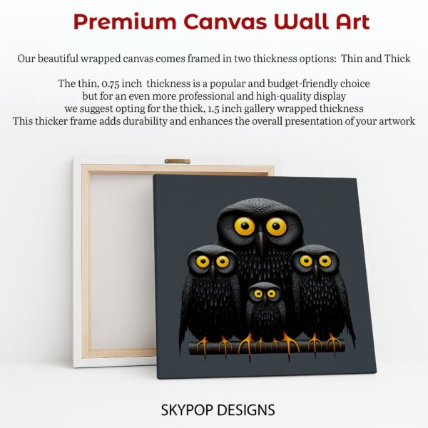 Owl Family Art