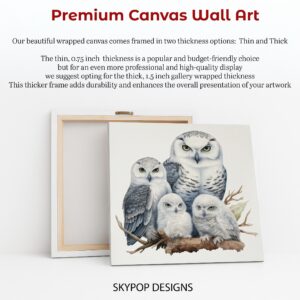 Owl Family Art